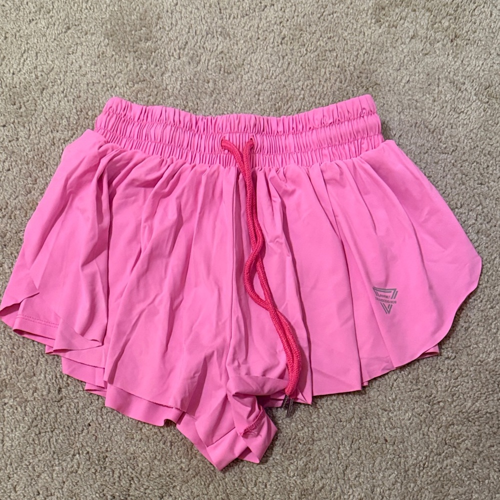 Bright Pink Skirt Shorts